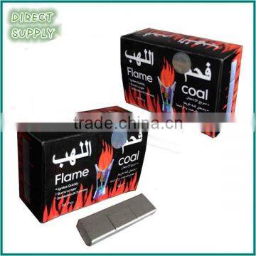 quick burning silver stick shape hookah charcoal