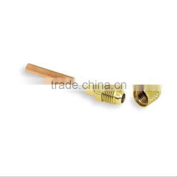 1/8 inch refrigeration charging valve, copper access valve, pin valve