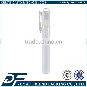 8ml 10ml plastic PP pen style bottle with pump sprayer