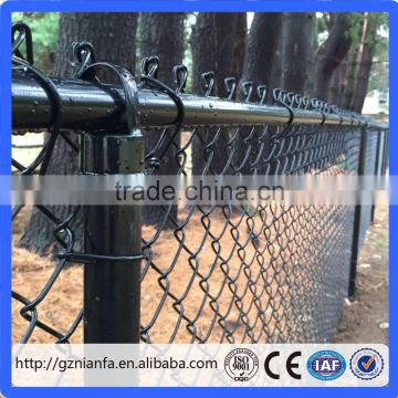 4 ft black vinyl chain link fencing (guangzhou factory)