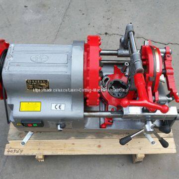Electric pipe threading machine