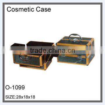 2 layers MDF cosmetic brush case