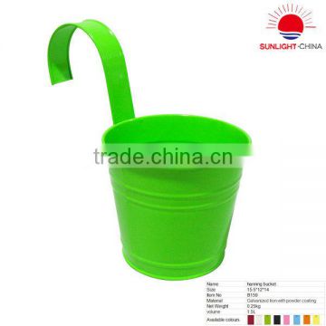 Galvanized Iron Powder Coating Hanging Flowerpot