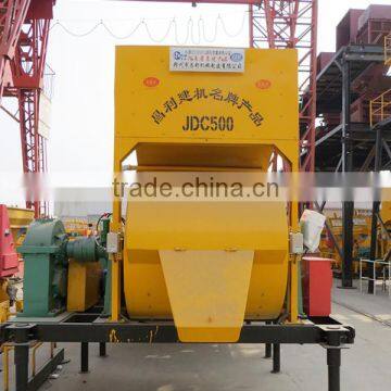 Best sale!!! JDC350 (17.5m3/h) small size single-shaft Cement mixer , concrete mixing machine