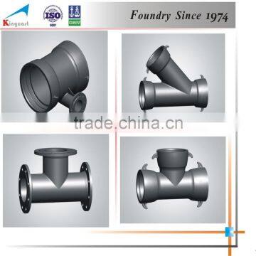 Custom hot products bestseller cast iron pipe branch tee fitting