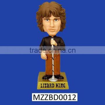 polyresin Lizard King wobbler resin bobble head