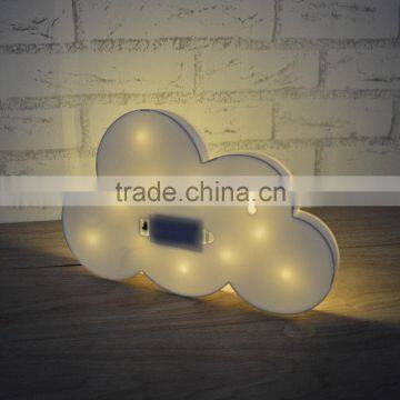 Promotion Gift White Cloud 11LED Home Room Wall Decoration Hanger Kids Children Baby Night Light photo-5