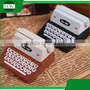 cheap mini resin cartoon printer photo name business card holder