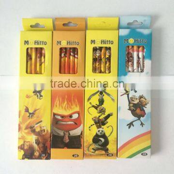Fashion Yellow Wooden Black Lead Writing Pencil photo-4