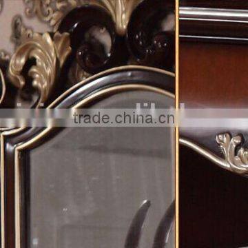 High Quality Dessing Table and Chair, Exquisite Wood Carving Dresser With Mirror, Bedroom Furniture Dressing Table (BF01-ML034) photo-4