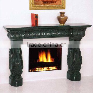 High Quality Shan'xi Black Granite Fireplace Surround photo-4