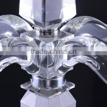New Arrival Trendy Style Crystal Candelabra Wedding Table Decoration Directly Sale photo-3