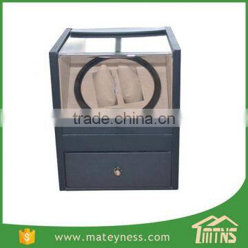 2+4 Automatic Rotation Leather AC/DC & Battery Operated China Watch Winder Box photo-4