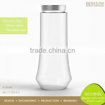 2014 Top Product Cheap Clear Glass Candy Jar