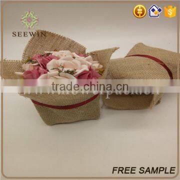 2017 New Style Decorative Burlap Indoor Flower Pots photo-3
