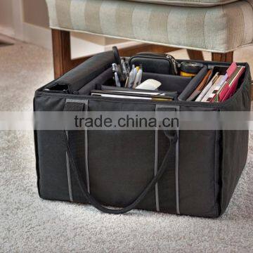 Black File Tote for Car Car Trunk Organizer Box photo-2