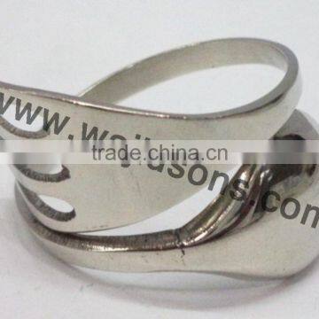 Brass Napkin Ring Perforated Silver Plated photo-6