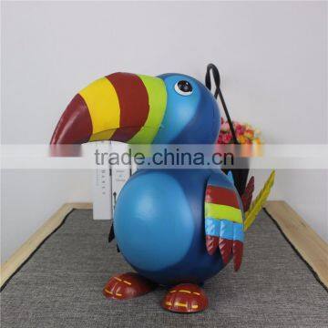Custom Fashion Home Decor Iron Woodpecker Statue photo-4