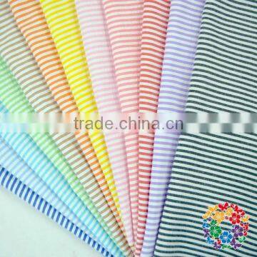 Hot Sale Fashion Seersucker Fabrics Wholesale Light Blue White Stripe Cotton Seersucker Materials photo-3