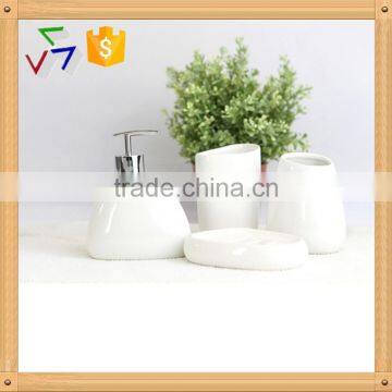 ceramic porcelain bath accessories set, bath set,,bathroom fitting,ceramic soap dispenser/toothbrush holder/tumbler/soap dish