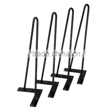 Dongguan Supplier High Quality 18 Inch Acrylic Table Legs With Hairpin Leg photo-3