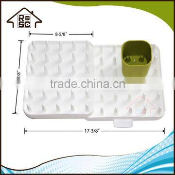 NBRSC Adjustable Plastic Dish Plate Drying Rack Kitchen Drainer Draining Holder Storage Tray photo-6