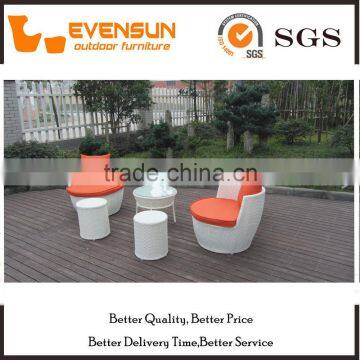 5PCS Garden Stacking Set Wicker Sofa Set Furniture photo-1