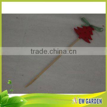 Garden Decoration Plastic and Bamboo Round Decorative Floral Sticks photo-3