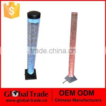 Color Changing LED Light Circular Acrylic Water Bubble Column 550173