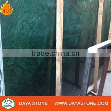 Hot sale Material dark Green flower Marble Slabs