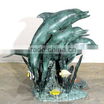 Indoor Dolphin Water Fountain photo-2
