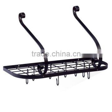 2017 Wholesale Hot Selling Hanging Pot Rack, Metal Wall Mounted Holders photo-3