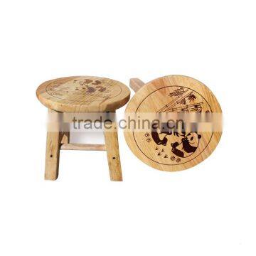 Kitchen / Bedroom / Childrens Wooden Stool (Sea,Coastal, Nautical)