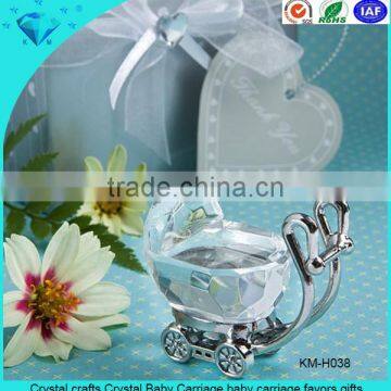 Hot Sale Wedding Crystal Gifts K9 Crystal Pumpkin Car photo-2