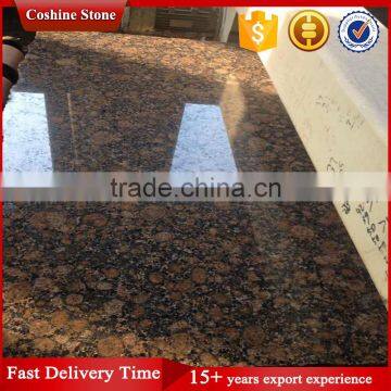 Polised baltic brown granite popular tile stone