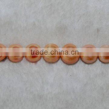 7-8 mm pink potato shape freshwater pearl strand for jewelry making