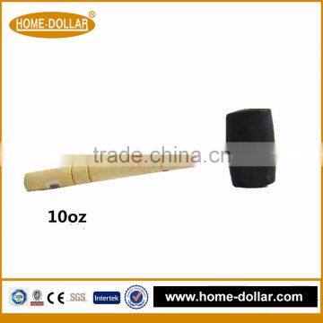 16OZ Black Headed Rubber Mallet