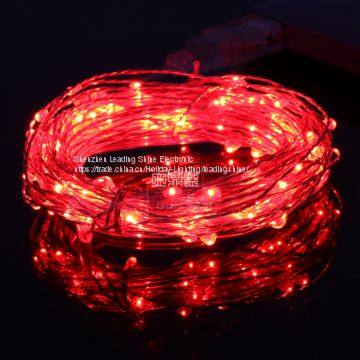 Home Indoor Outdoor Decoration Copper String Light Merry Christmas Wedding Warm White Fairy Firefly String Light Set photo-3