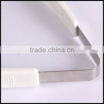 High Quality 9 Inch Orange Plastic Salad/vegetable/bread/food Tongs Wholsale
