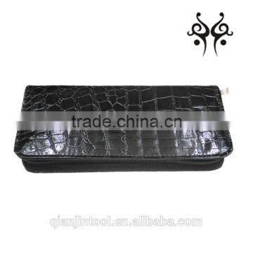 QJ-L01 High Quality Hair Salon Scissors Leather Case For Hairdresser photo-2