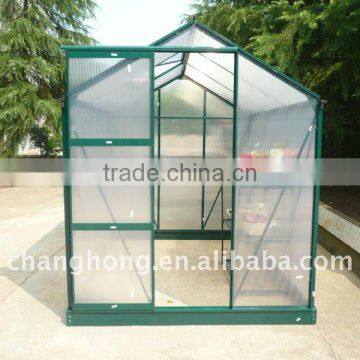 aluminum greenhouse measure184(W)x184(L)x215(H)