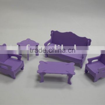 3D EVA Foam Furniture Puzzles