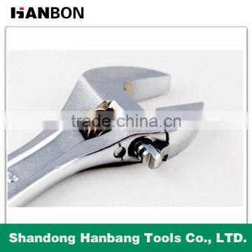 Chrome Plated Adjustable Wrench With All Wrench Sizes photo-5
