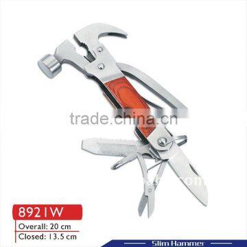 2014 new Promotion hardware mini multi function pocket hand tool hammers with axe 8921W