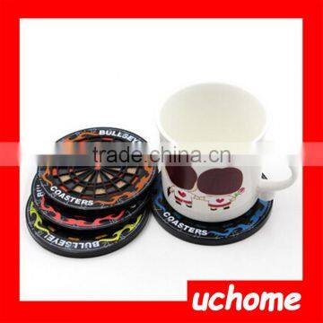 UCHOME 2017 New Silicone Coasters Dart Board Drink Coasters Beverage Cup Mats photo-3