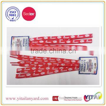 2015 shoe lace manufacturing