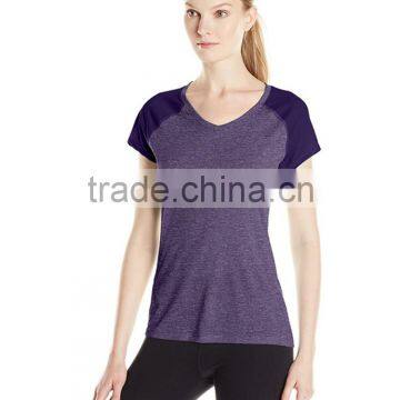 Custom Dri Fit Sport Yarn T Shirt For Women