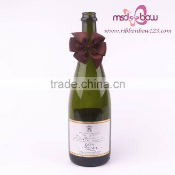 2016 Satin Ribbon Bows for Wine Bottle,perfume Bottle,cosmetics Bottle /ribbon Bow With Loop as Gift Bow/kids Hair Ribbon Bows photo-2