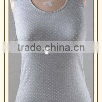 Seamless Vest With Small Polka-dot