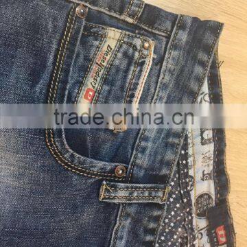 GZY Blue Simple Men Baggy Jeans For United States Wholesale Price Stock photo-4